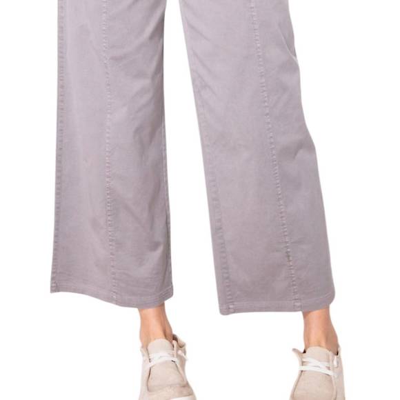NEW HABITAT salt wash wide leg pants in fog - Picture 3 of 3